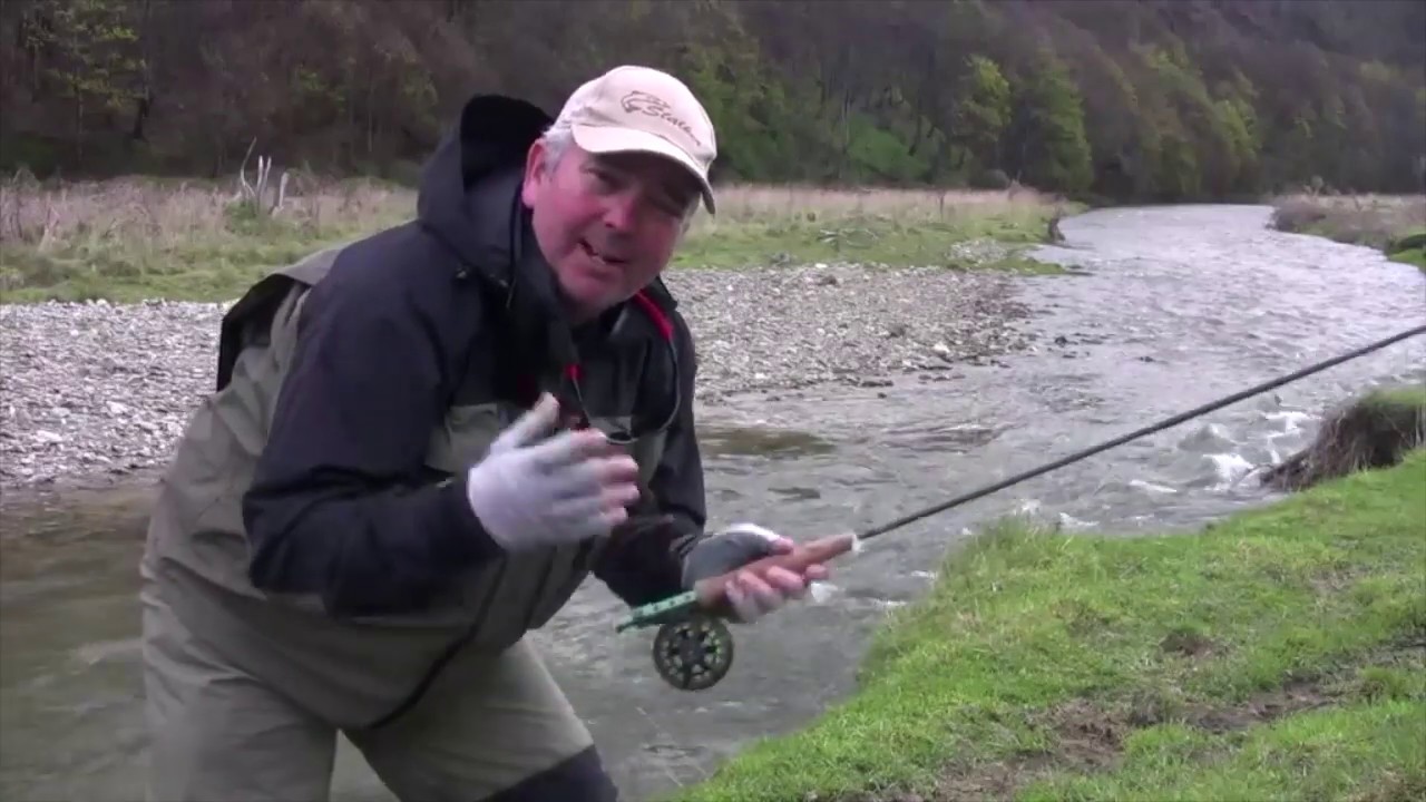 Gavin Hurley fly fishing in NZ in the rain... YouTube