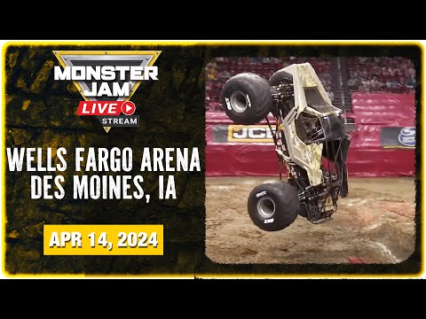 MONSTER JAM DES MOINES, IA (FULL EVENT) | APRIL 14, 2024 | STADIUM SERIES WEST