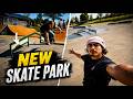 Skating a BRAND NEW Skatepark !
