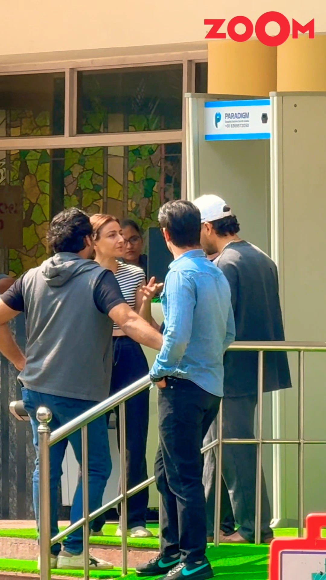 Soha Ali Khan seen in a deep conversation outside Lilawati hospital after meeting Saif Ali Khan