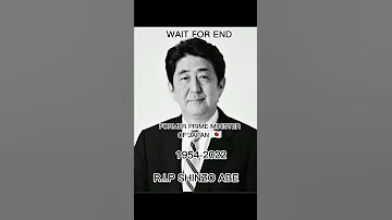 R I P SHINZO ABE 1954 2022 