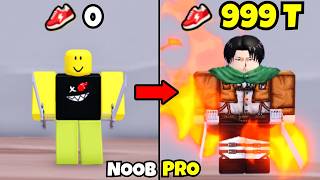 Noob to Max Levi in Speed Titan Escape Noob to Pro! screenshot 4