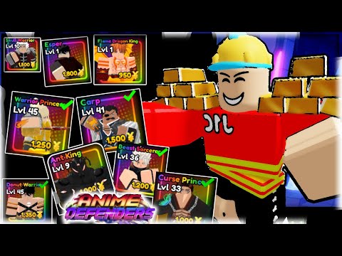 I Got Every Single Mythical Units With My 100% LUCK BOOST!? in Anime Defender
