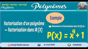 Factorisation dans IR par notation exponentielle et trigonométrique