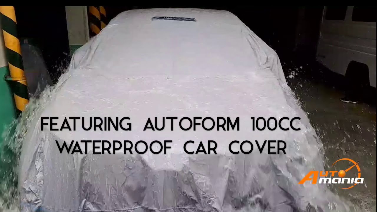 Autoform Car Autoform 100CC Waterproof Car Cover - YouTube