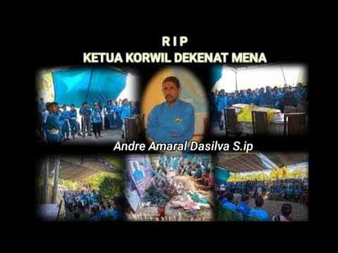 Upacara Penguburan Ketua Korwil Dekenat Mena (R.I.P KK Andre Amaral Dasilva S.ip)