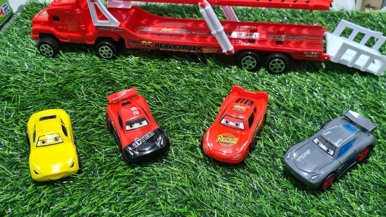 Disney Pixar Cars Lightning McQueen, Sally Carrera, Mater, Cruz Ramirez CARS TOYS, CARS FOR KIDS