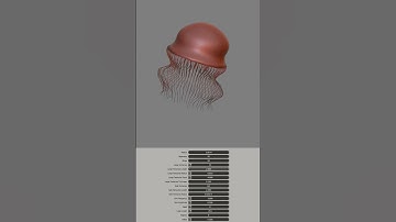 Blender Procedural Jellyfish with Geometrynodes #Shorts