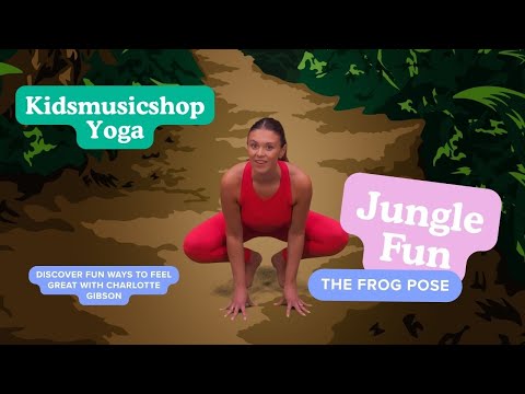 🐸 Jungle Fun - Hopping Frog Pose 🐸 Splash! 💦