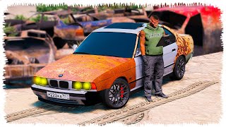 ДЖОННИ СВАЛКАДАН ШІРІГЕН БМВ ТАУЫП АЛДЫ!(GTA V) джони окигасы,қазақша гта5 жони машина