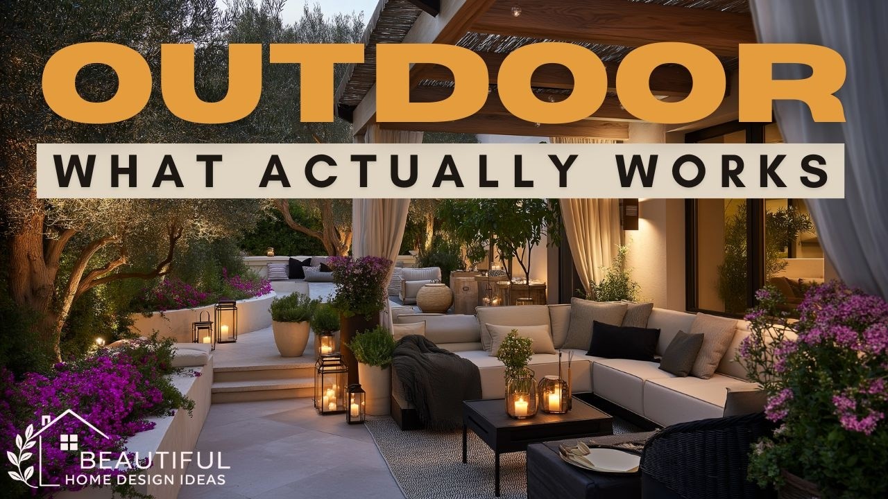 Outdoor Space Rules Designers Actually Follow (Furniture, Lighting