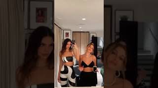 Kendall Jenner And Hailey Bieber Dance On Kiss U Throuht Song