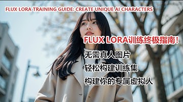 Flux LoRA训练终极指南！无需真人图片，轻松打造无版权争议的专属角色！Ultimate Flux LoRA Training Guide