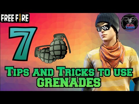 Tips and tricks to use GRENADE in FREE FIRE || GARENA FREE FIRE