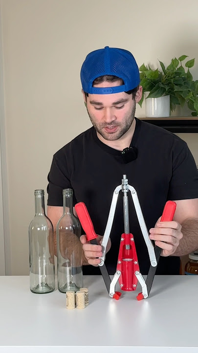 HOW TO USE A CORKING TOOL TO BOTTLE MEAD