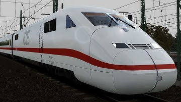 Lets Play Train Simulator Bahnstrecke Strasbourg Karlsruhe Route Add On DB Intercity ICE