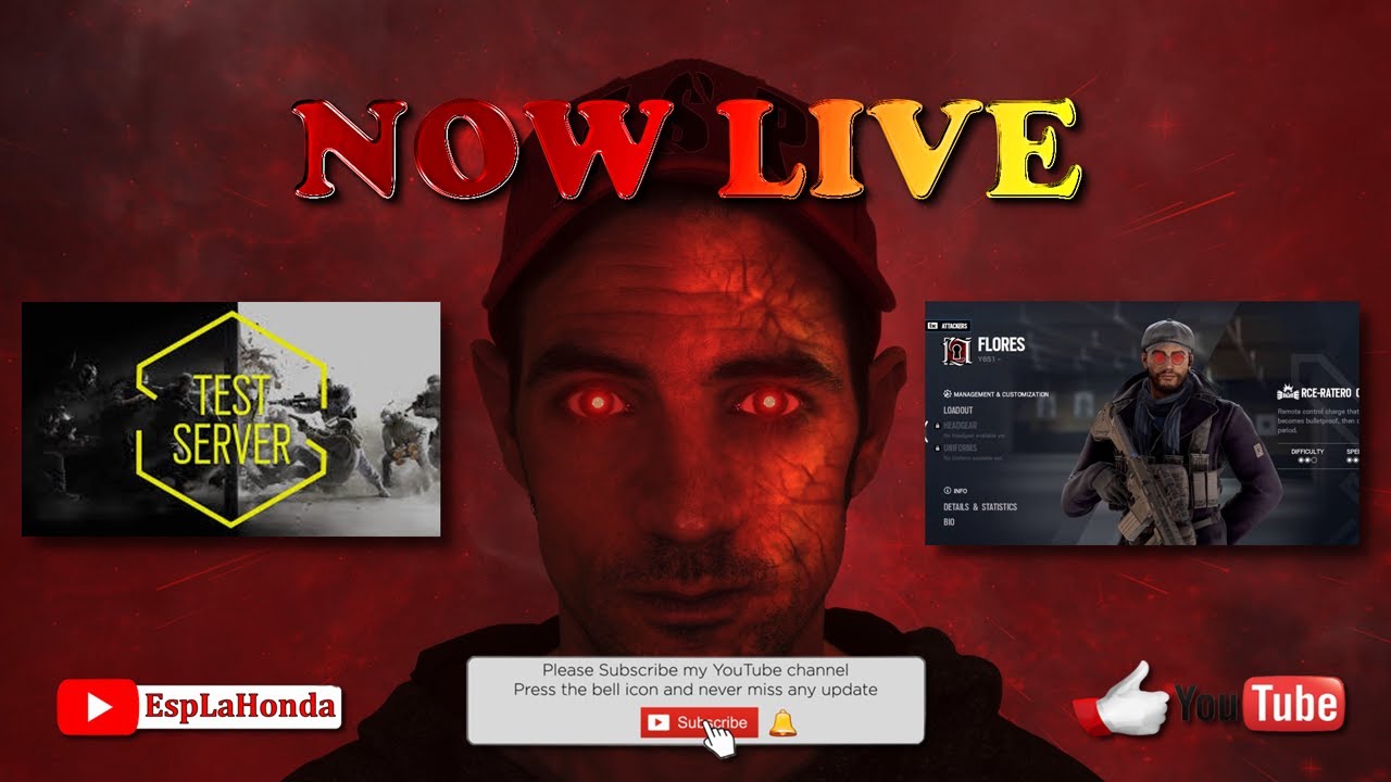🔴Live Rainbow Six Siege Test Server PC - YouTube
