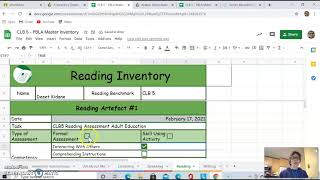 How to Add Your Reading Assessment to your E-portfolio