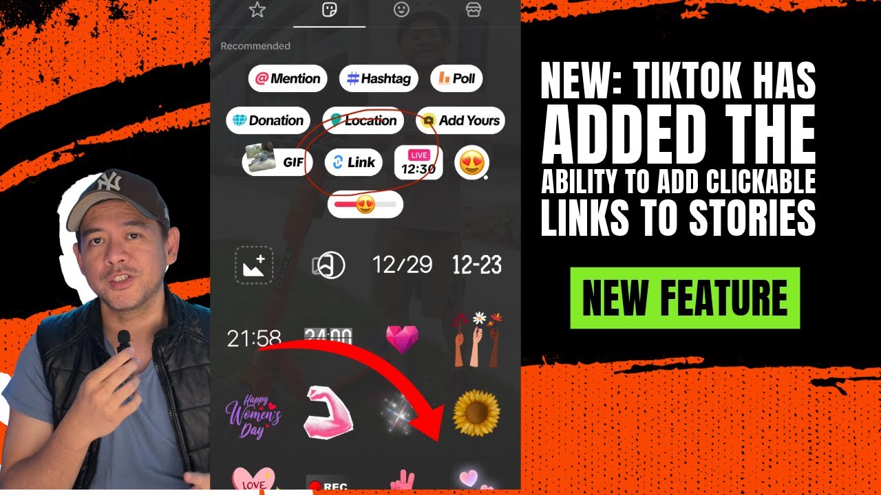 How to add a clickable link on TikTok Story! - YouTube