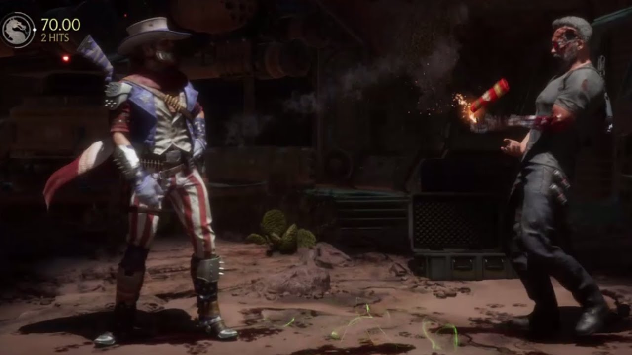 Erron Black Kombat League Brutality On Terminator Mortal Kombat 11