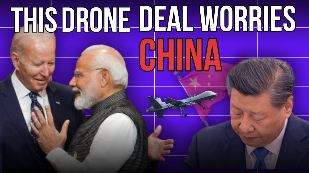 India - US Armed Drone Deal Sealed | American Drones to Help India Tackle the China Threat .