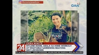 24 Oras: Mylene Dizon tends to her own vegetable garden amid quarantine