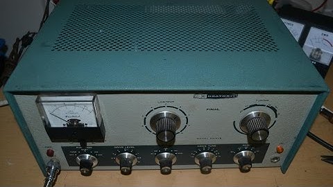 Demonstration of the Heathkit DX 60B