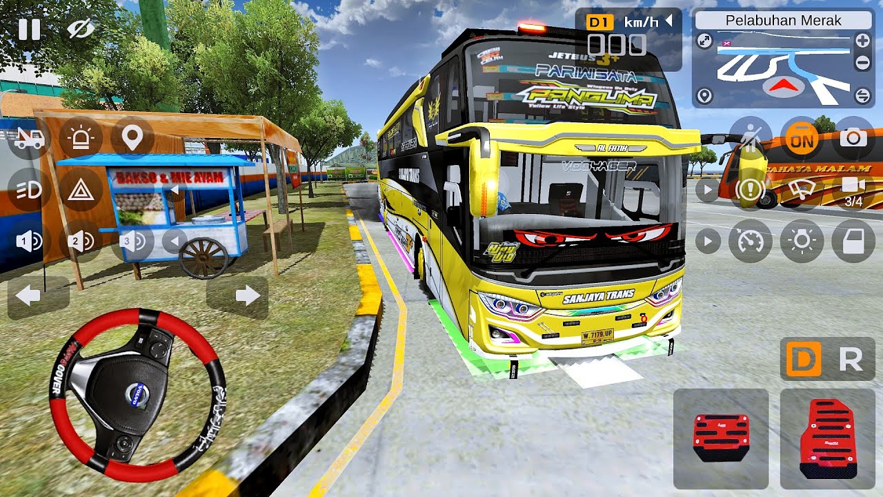 Bus Panglima Sanjaya Trans Konvoi Bareng Marvel Oleng Bareng Di Jalan Raya