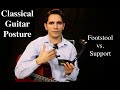 EliteGuitarist.com - Footstool vs. Guitar Support, Basic Classical Guitar Posture
