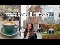 vlog: weekend trip to Boston, MA | my first time in Boston!