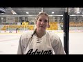 Adrian College NCAA Women’s Hockey - Postgame Interview with Elizabeth Sturgeon (11/14/25)