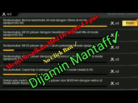 Cara Cepat Menyelesaikan Fire Pass Revive Teammate 30x Dengan Olivia Free Fire Battleground Ngakak