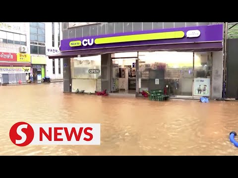 South Korea landslides and floods kill seven; over 1,000 evacuated