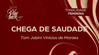Chega de saudade (Tom Jobim/Vinicius de Moraes) I Piano Playback  I TonalidadeFem. Dm | PRÉVIA