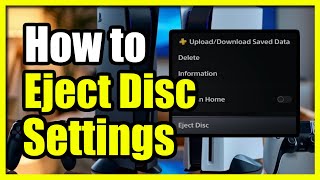 How to Eject a DISC on PS5 if Button is Broken (Settings Eject)