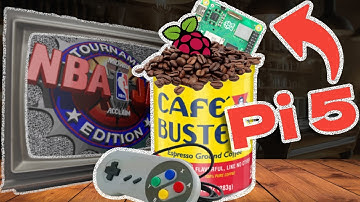 DIY Coffee Can Retro Game Console With Raspberry Pi 5