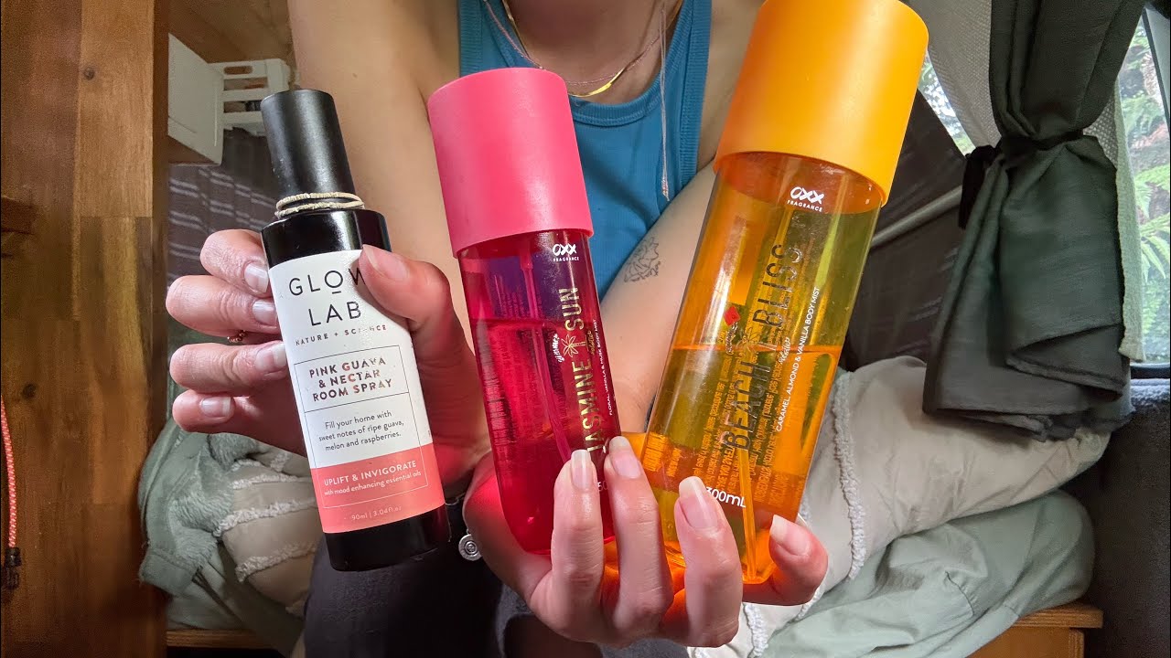 ASMR water sounds/liquid sounds & spray sounds 