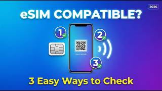 Does Your Phone Support eSIM? 3 Easy Ways to Check (2026)  #sailyesim #esim #sailydiscount #eşim