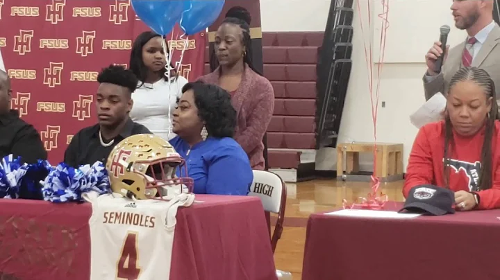 Sheldon Walker of Florida High signs to play Footb...