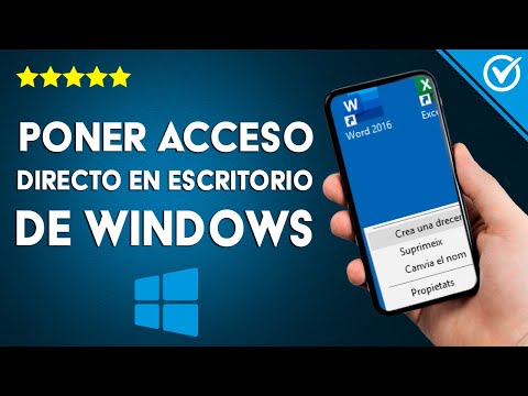 ¿Cómo poner acceso directo en el escritorio de WINDOWS 10? - Descarga el acceso fácil