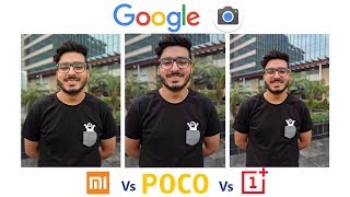 Google Camera Comparison of Mi A2 vs Poco F1 vs OnePlus 6T: You'll be surprised! | Night Sight