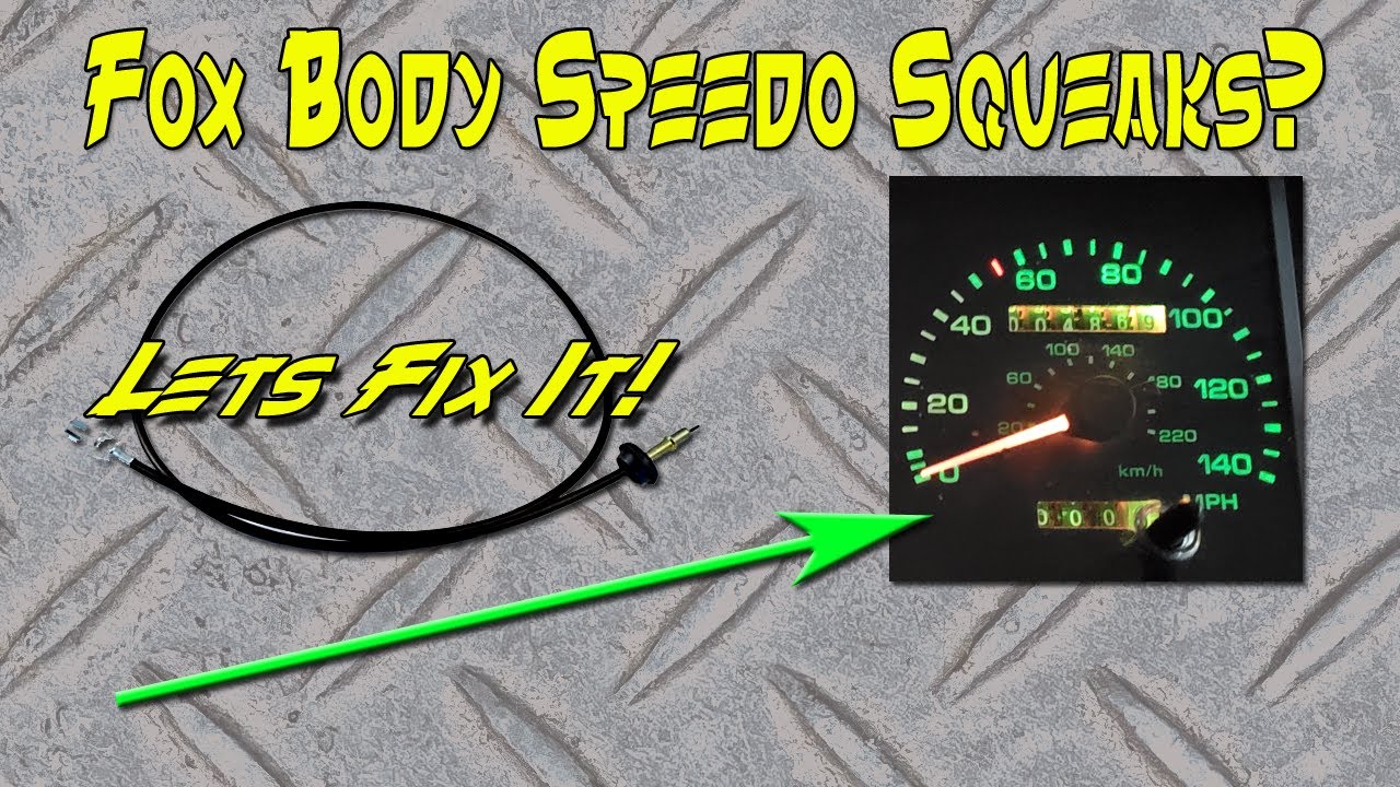 The 89G Fox Body Speedometer Cable Install EP86 YouTube
