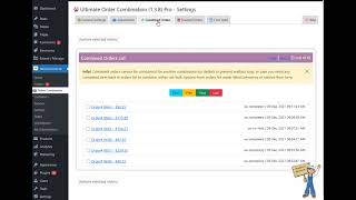 WordPress Plugin Ultimate Order Combination - Automation - Combined Orders - Trashed Orders