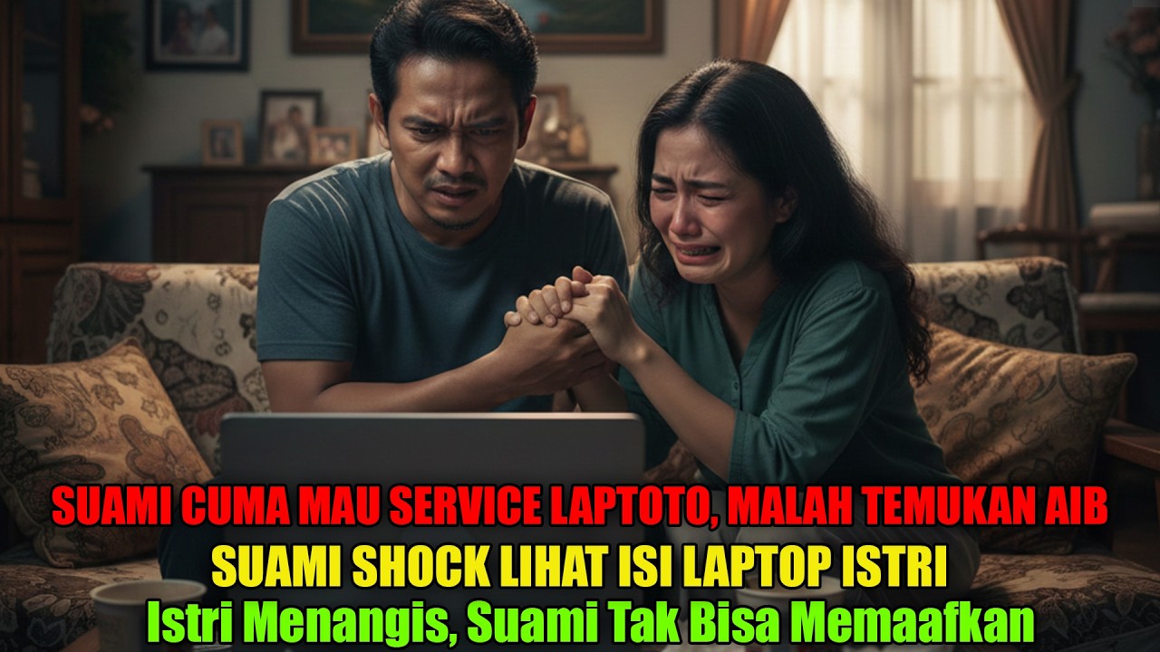 Saat Suami Perbaiki Laptop Istri, Malah Temukan Bukti Perselingkuhan.... Menghancurkan Rumah Tangga.