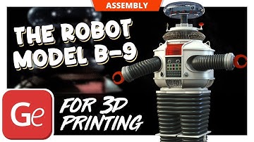 The Robot B-9 3D Printing Model | Assembly by Gambody