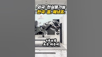 한국 카이스트가 개발한 미친 4족 로봇에 해외 군사전문가들 경악한 이유ㄷㄷ