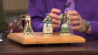 Jim Shore Heartwood Creek Charming Holiday Icon Ornament with Jayne Brown