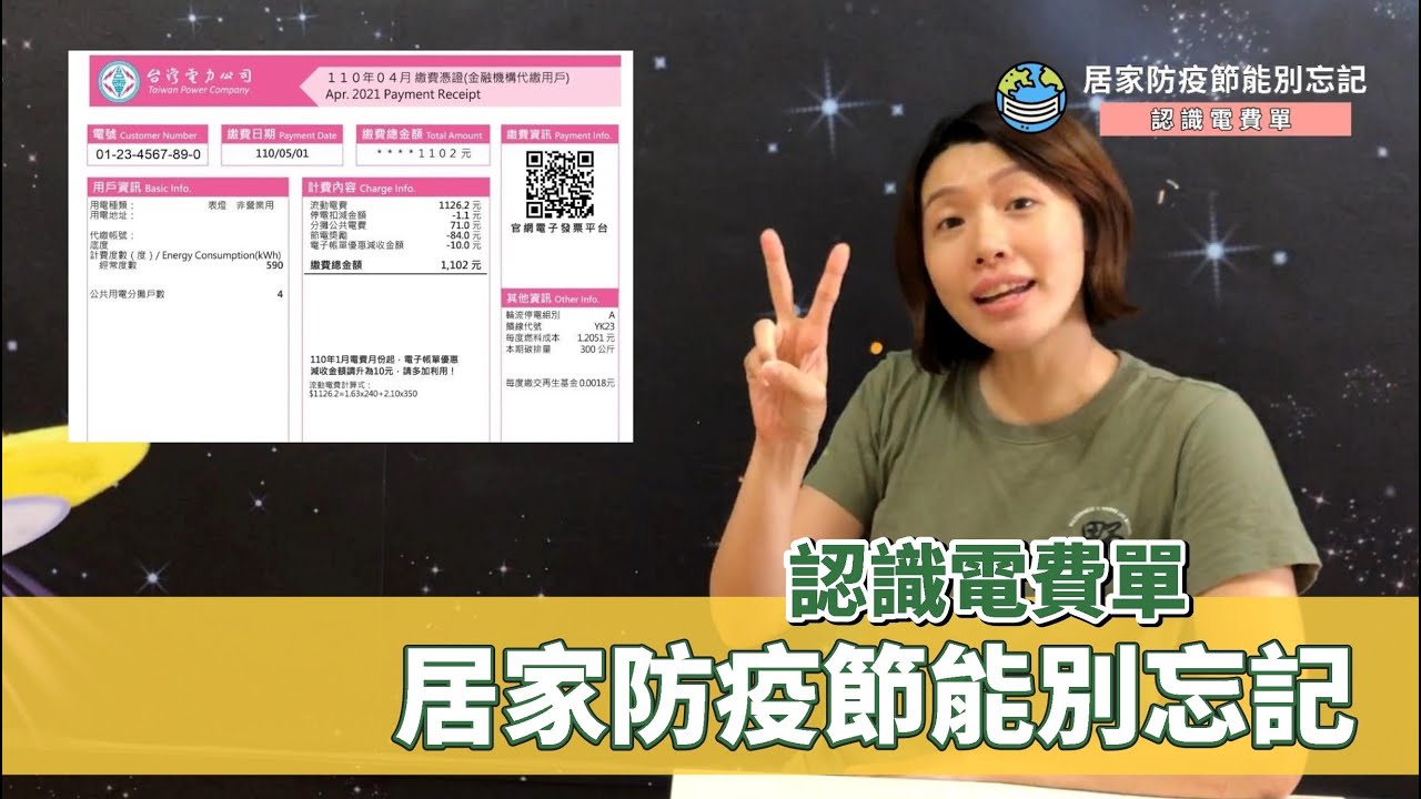 【🏠居家防疫節能別忘記⚡】認識電費單