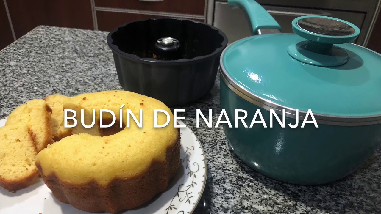 Budín de naranja... SÚPER FÁCIL Y RÁPIDO