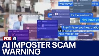 AI imposter scam warning